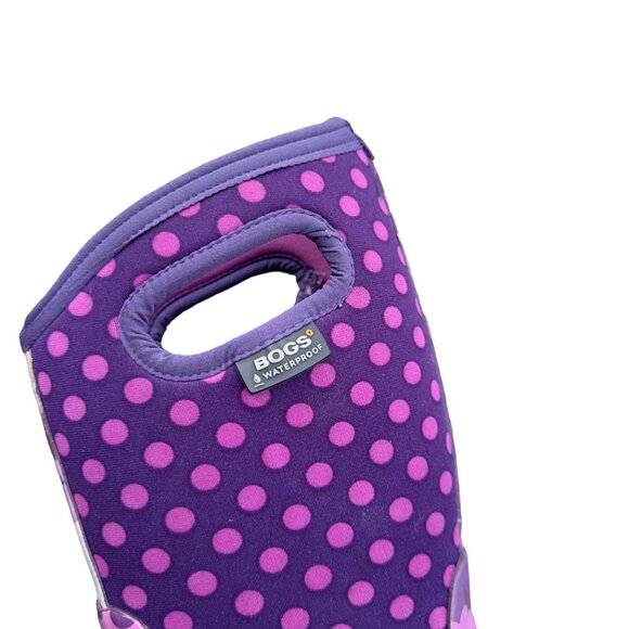 Bogs Youth Flower Dots Waterproof Boots  youth size 3 - Picture 5 of 7